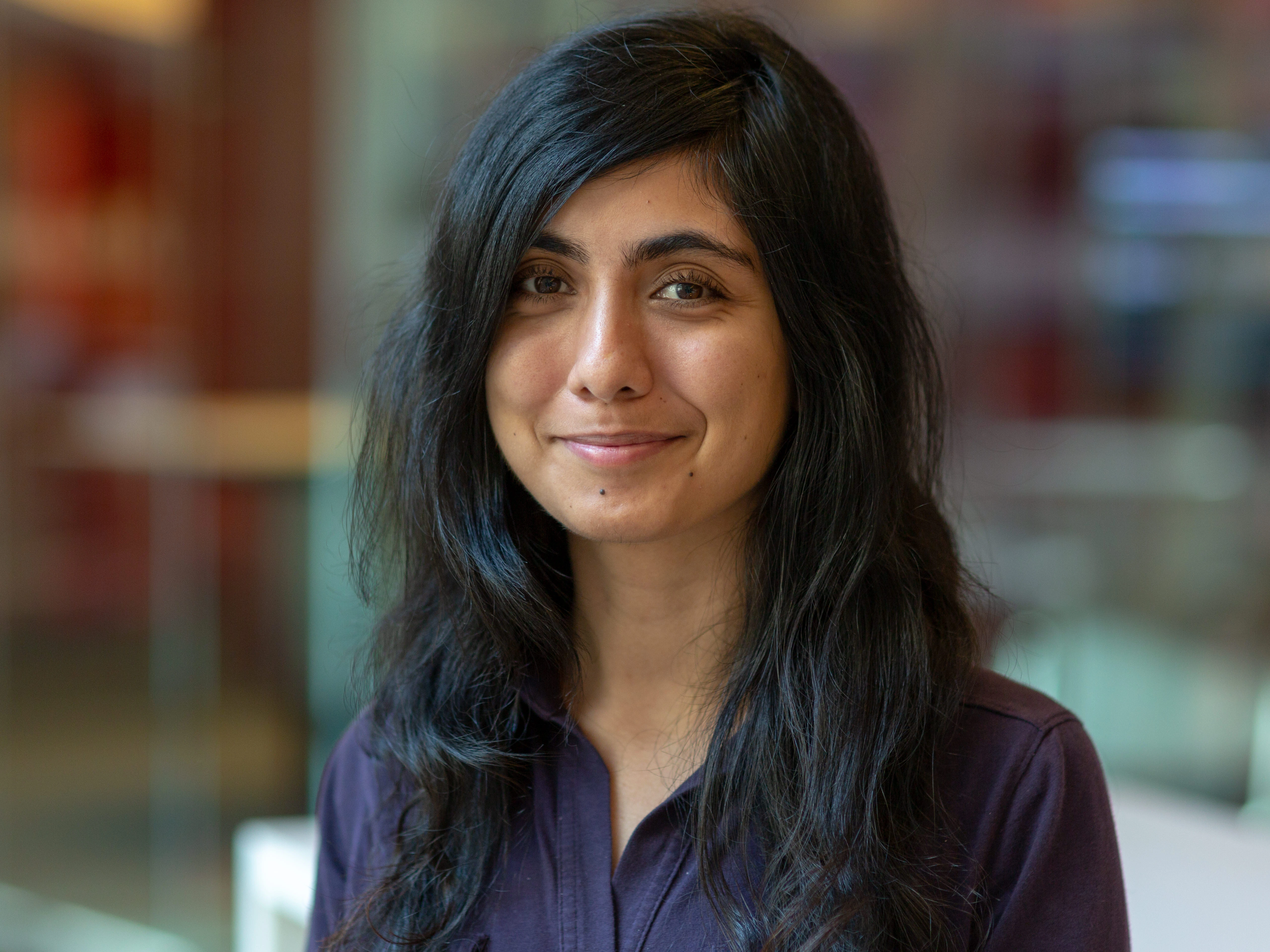 Bloomberg Ph.D. Fellow Shruti Rijhwani (Photographer: Lori Hoffman/Bloomberg)