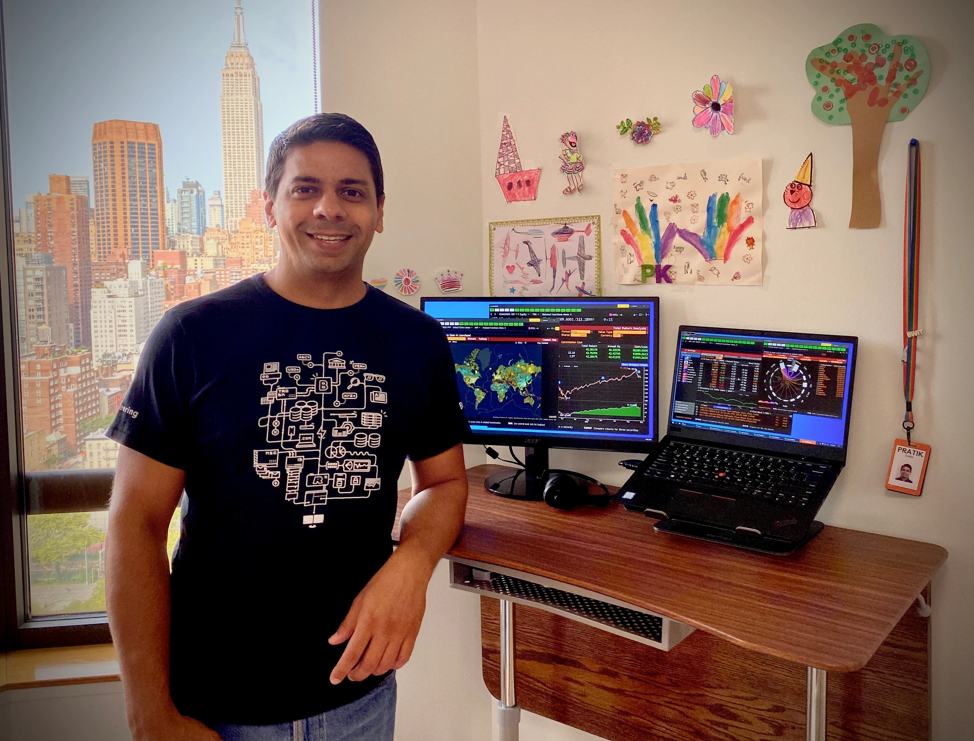 Pratik Karia is the Head of the Asset and Investment Manager (AIM) Engineering team at Bloomberg.