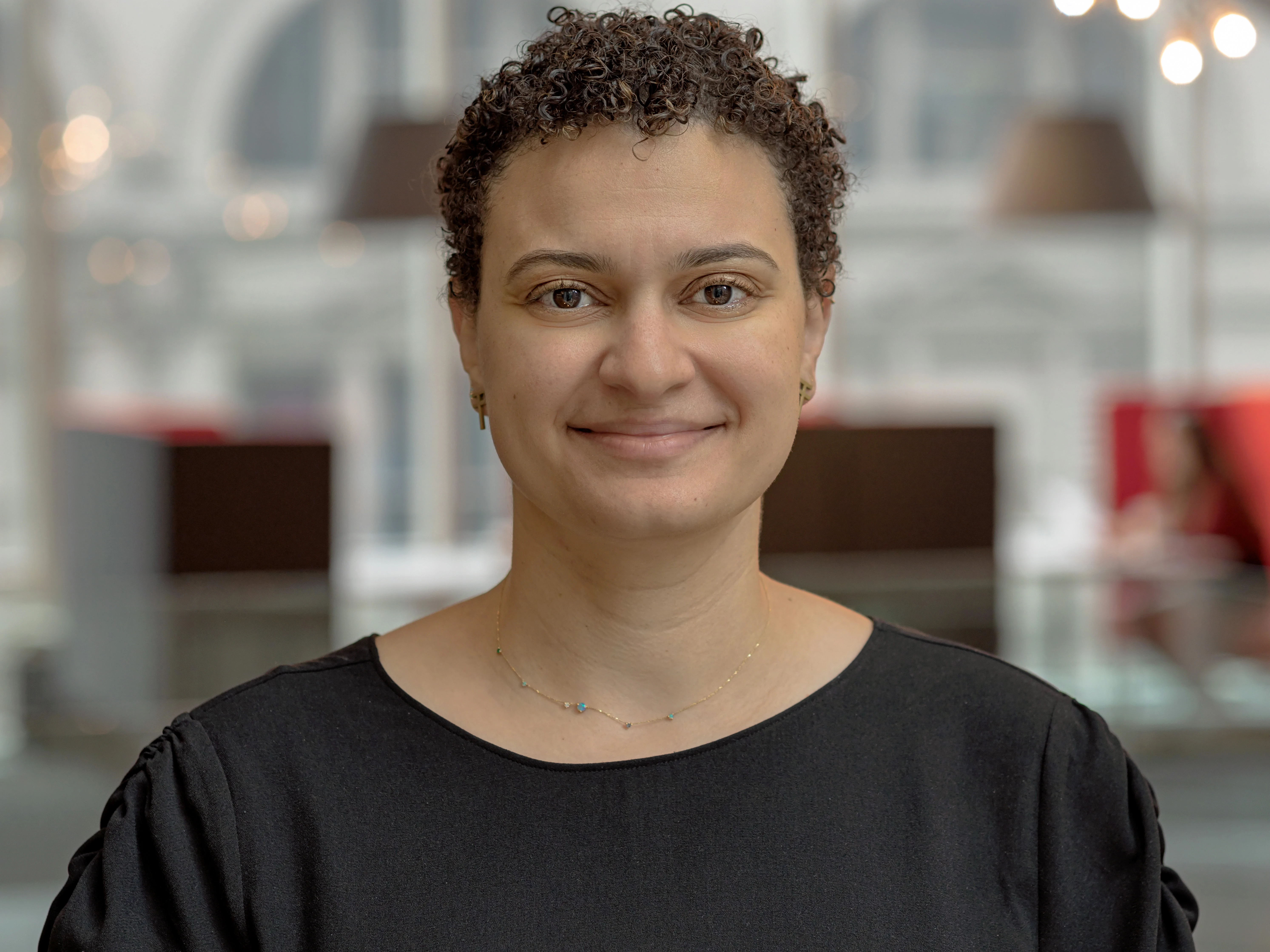 Bloomberg Engineer Randa Fayez photographed at Bloomberg World Headquarters in New York on September 10, 2019. Photographer: Lori Hoffman/Bloomberg