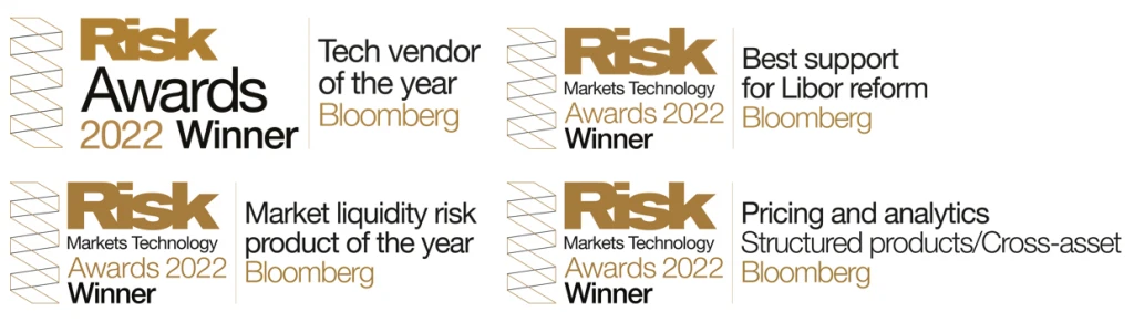 Bloomberg Named Technology Vendor of the Year at the 2022 Risk Awards ...