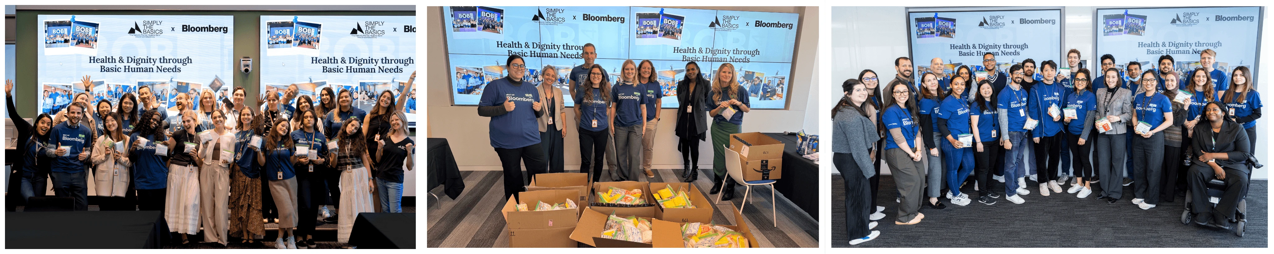 volunteers at projects