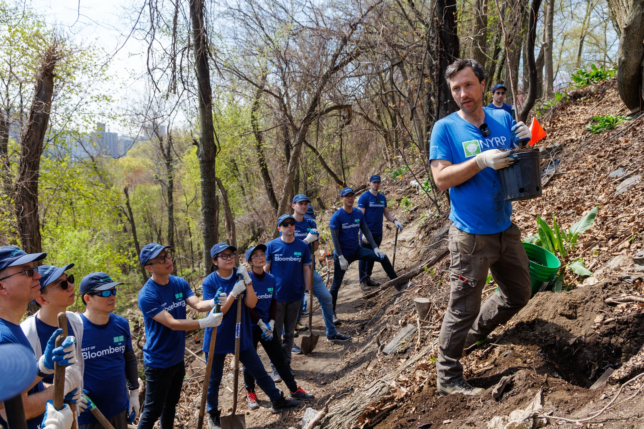 New York: Earth Day, NYRP Tree Planting at Highbridge Park