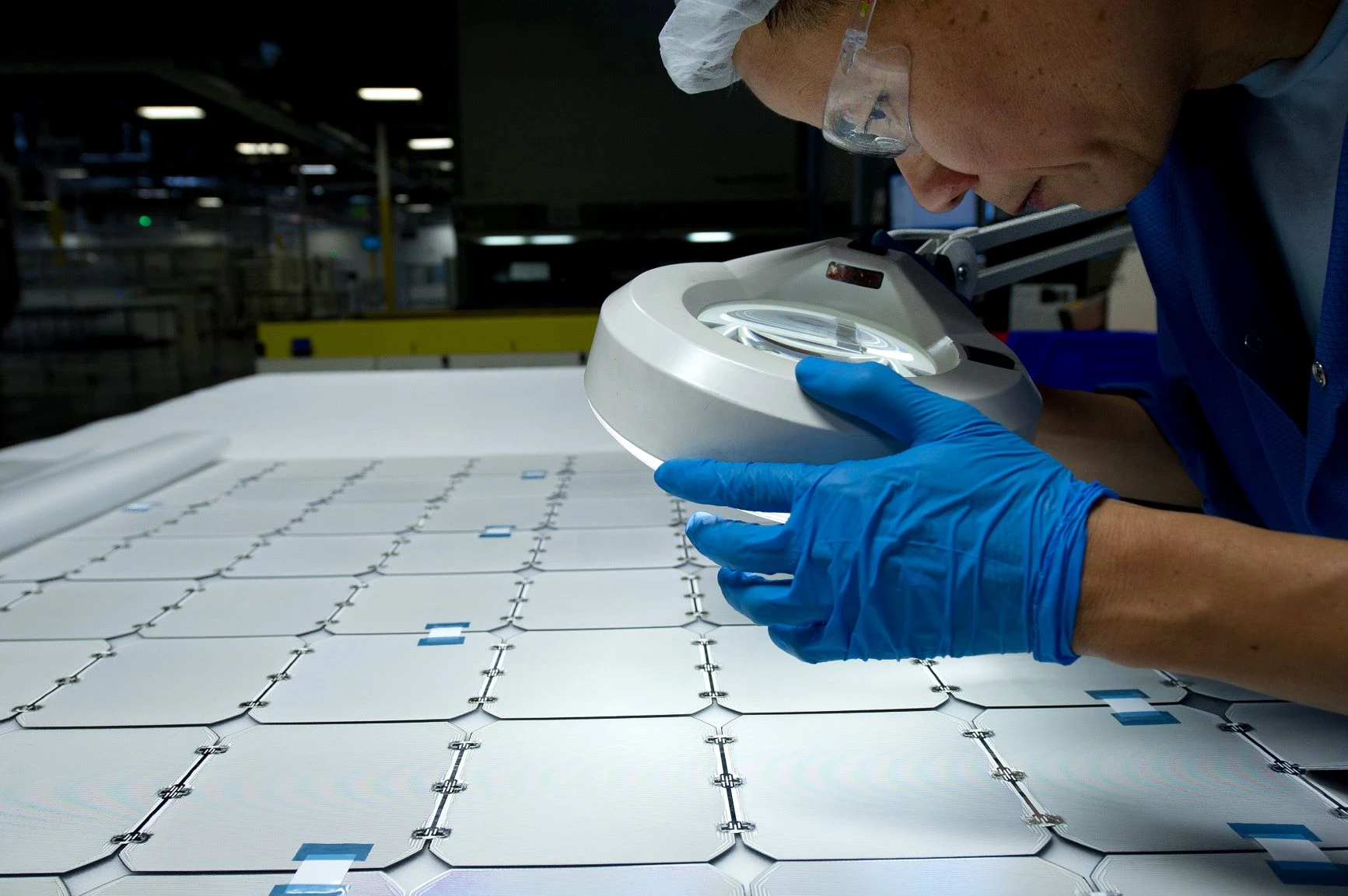 Solar panels production