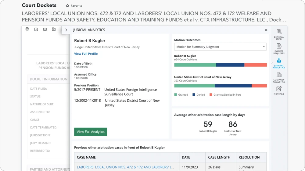 What Docket Full court docket search powered by AI
