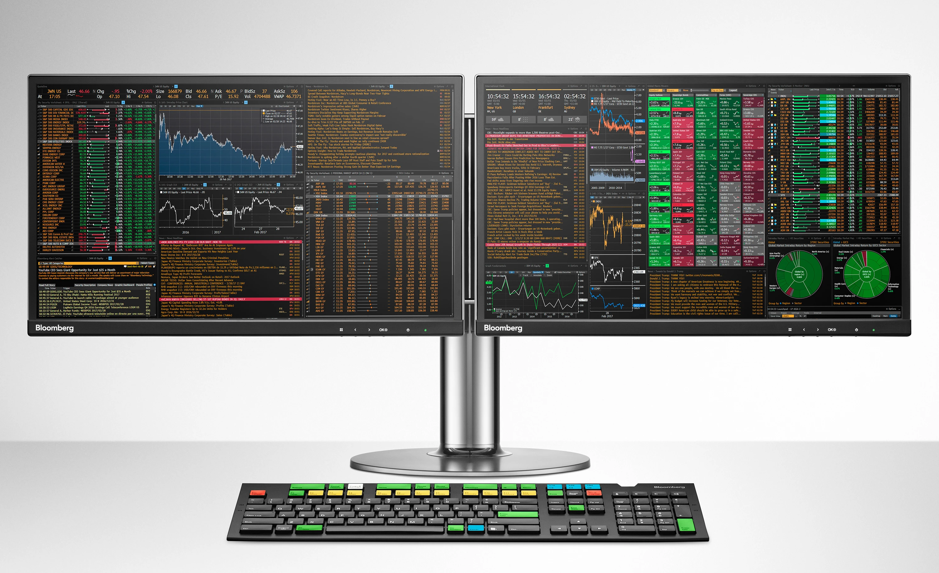 Product_3_CurrentMonitor The signature two-monitor Bloomberg Terminal workstation.