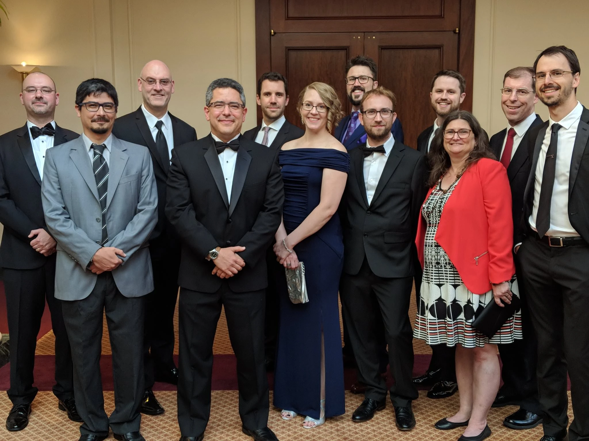 Members of the Project Jupyter Steering Council at the ACM Awards Dinner on Saturday, June 23, 2018