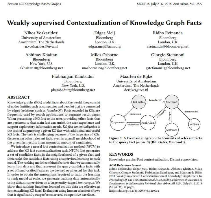 SIGIR 2018 paper screenshot