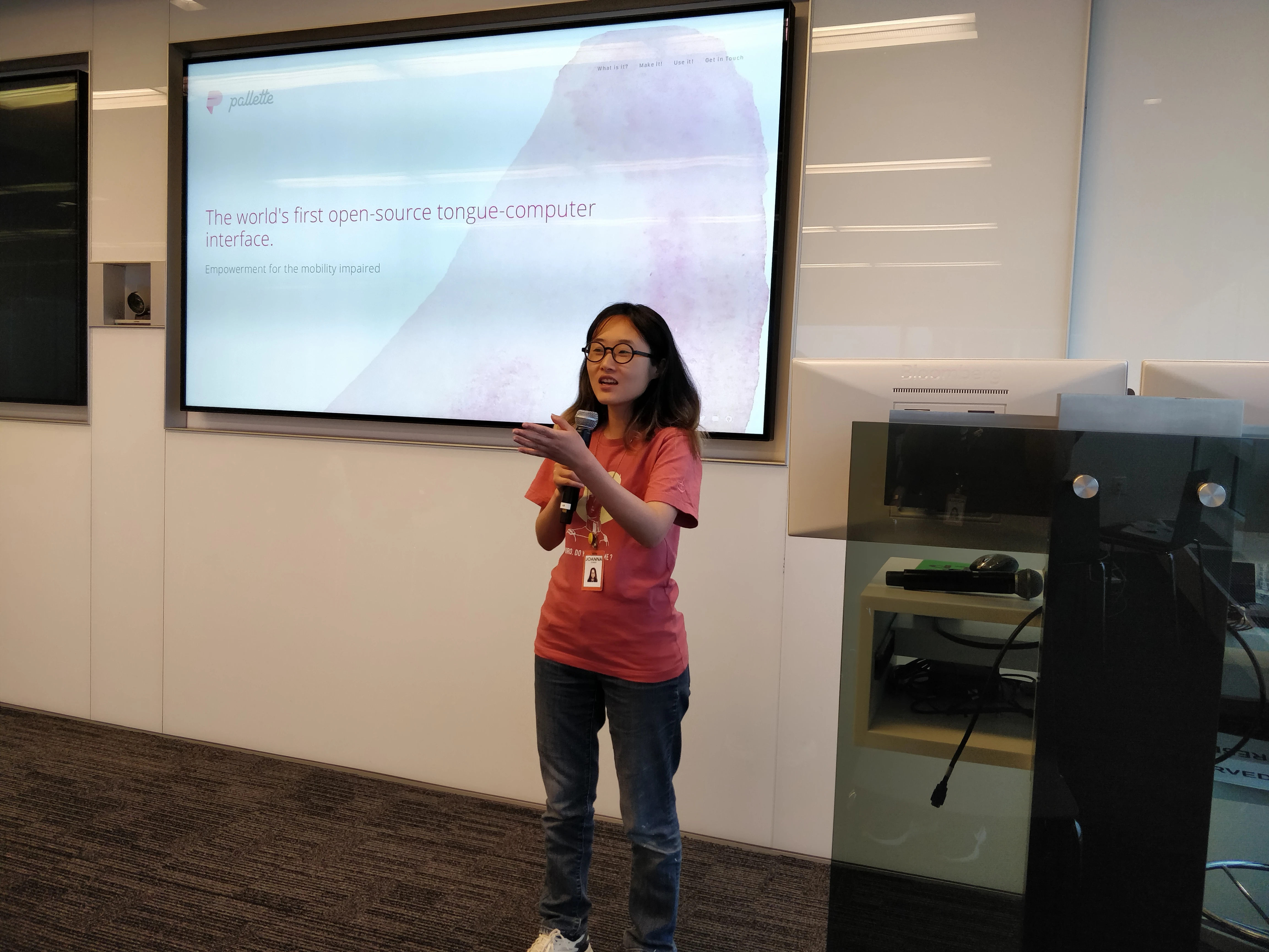 Joanna Zhang has been pursuing her passion project and developing Pallette, the world’s first open source tongue-computer interface.
