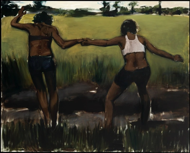 A-Toast-to-the-Health-Of-2011-oil-on-canvass A Toast to the Health of, 2011 / Lynette Yiadom-Boakye