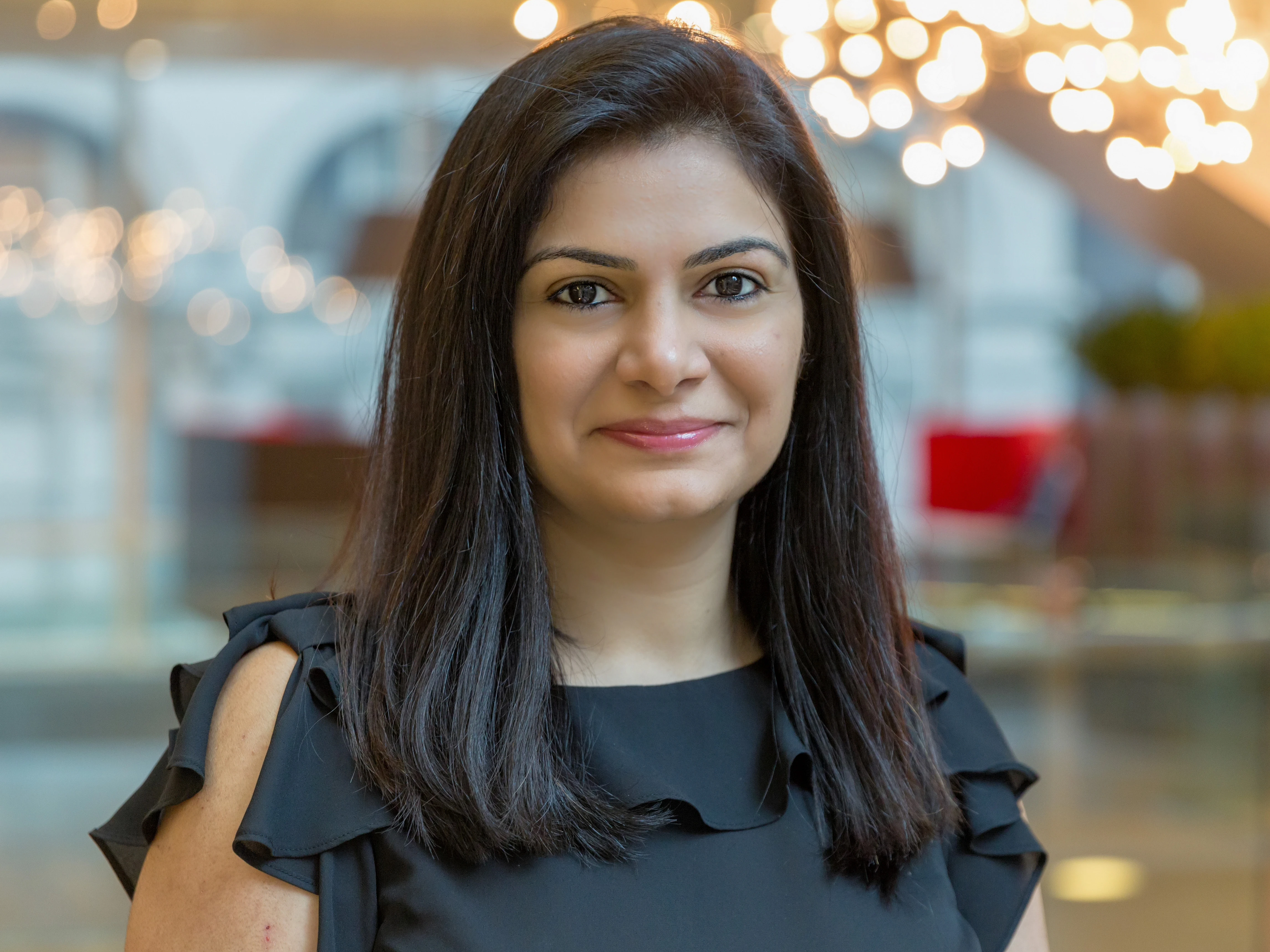 Pinky Diwani Bloomberg Indicies Engineering Manager Pinky Dewani photographed at Bloomberg World Headquarters in New York on August 7, 2017. Photographer: Lori Hoffman/Bloomberg