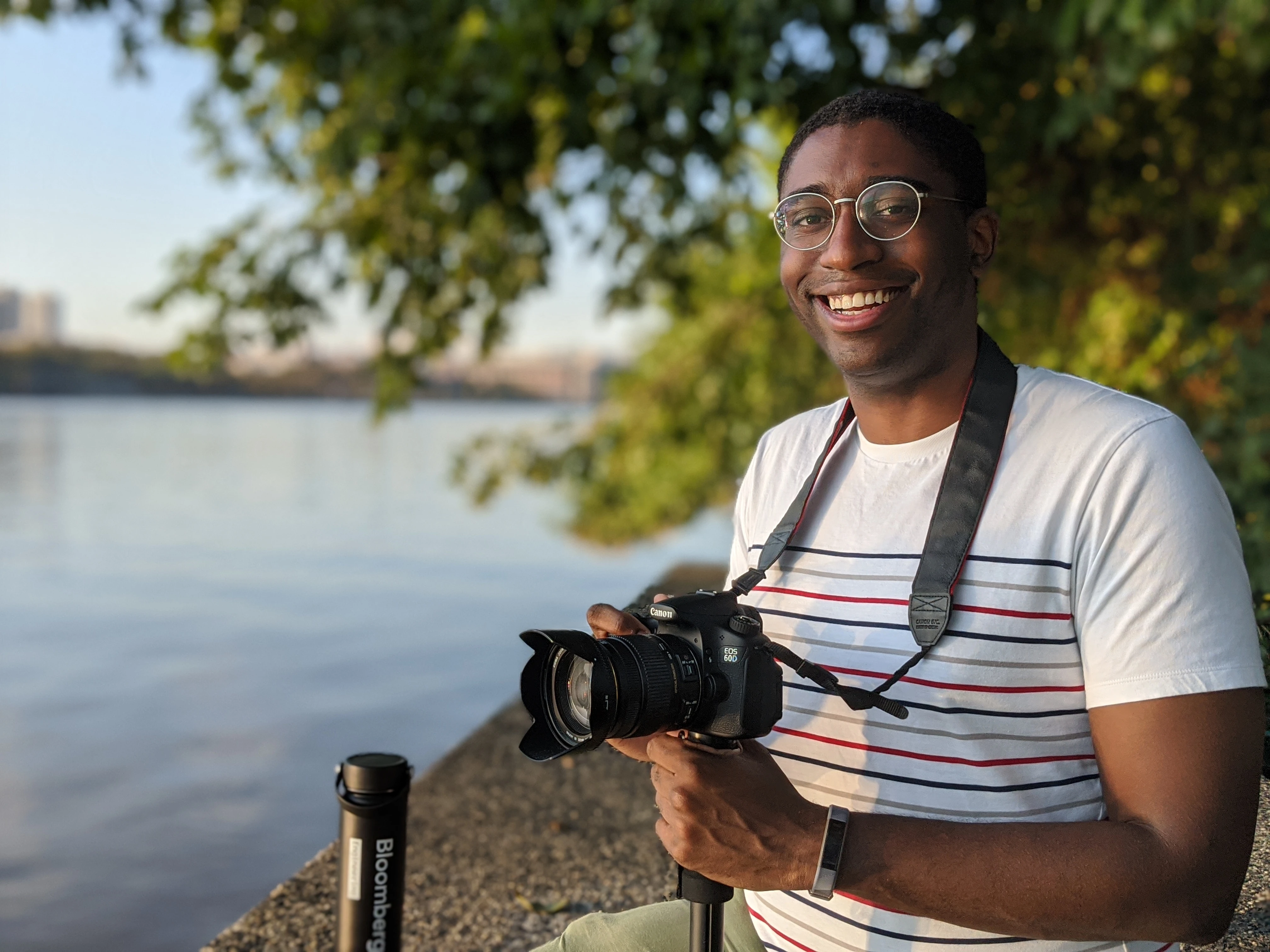 Meshach Jones, a software engineer with Bloomberg's AIM Engineering team in New York City