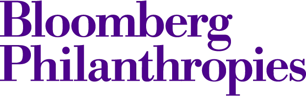 The Bloomberg Philanthropies logo in purple.
