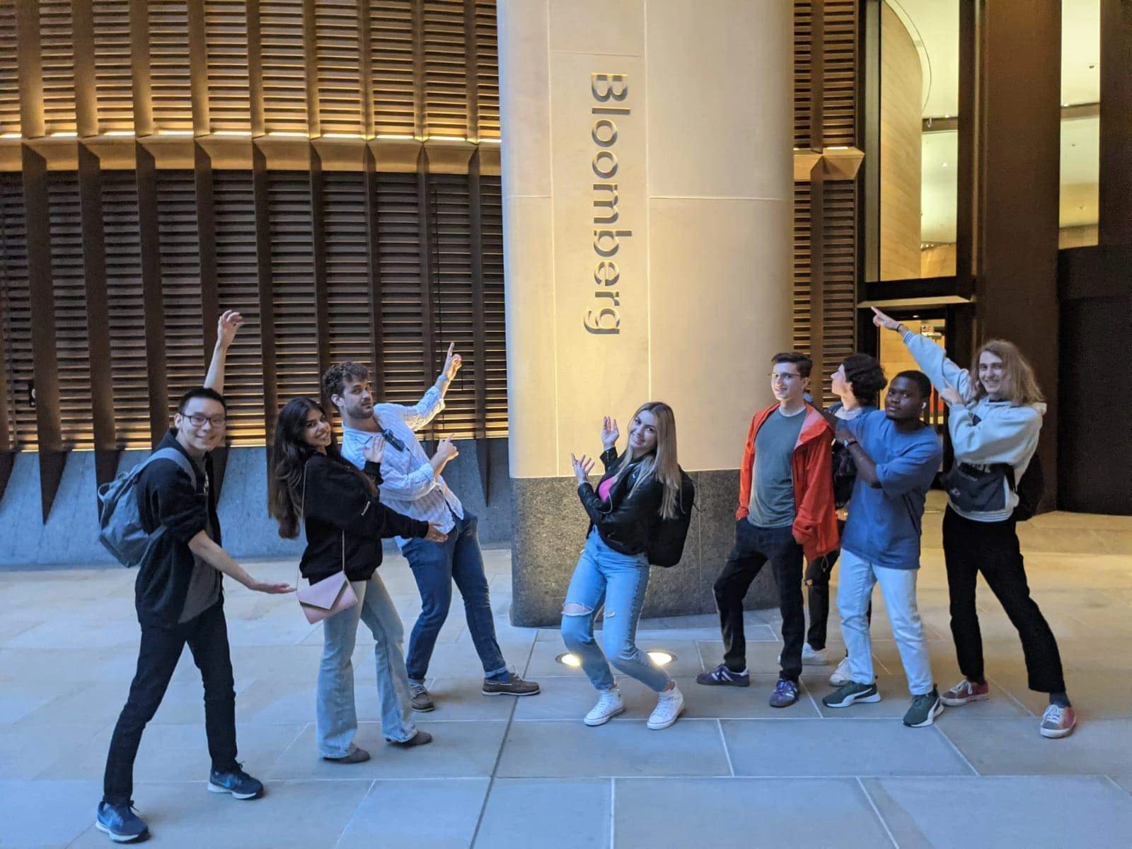 London-interns London interns outside QVS