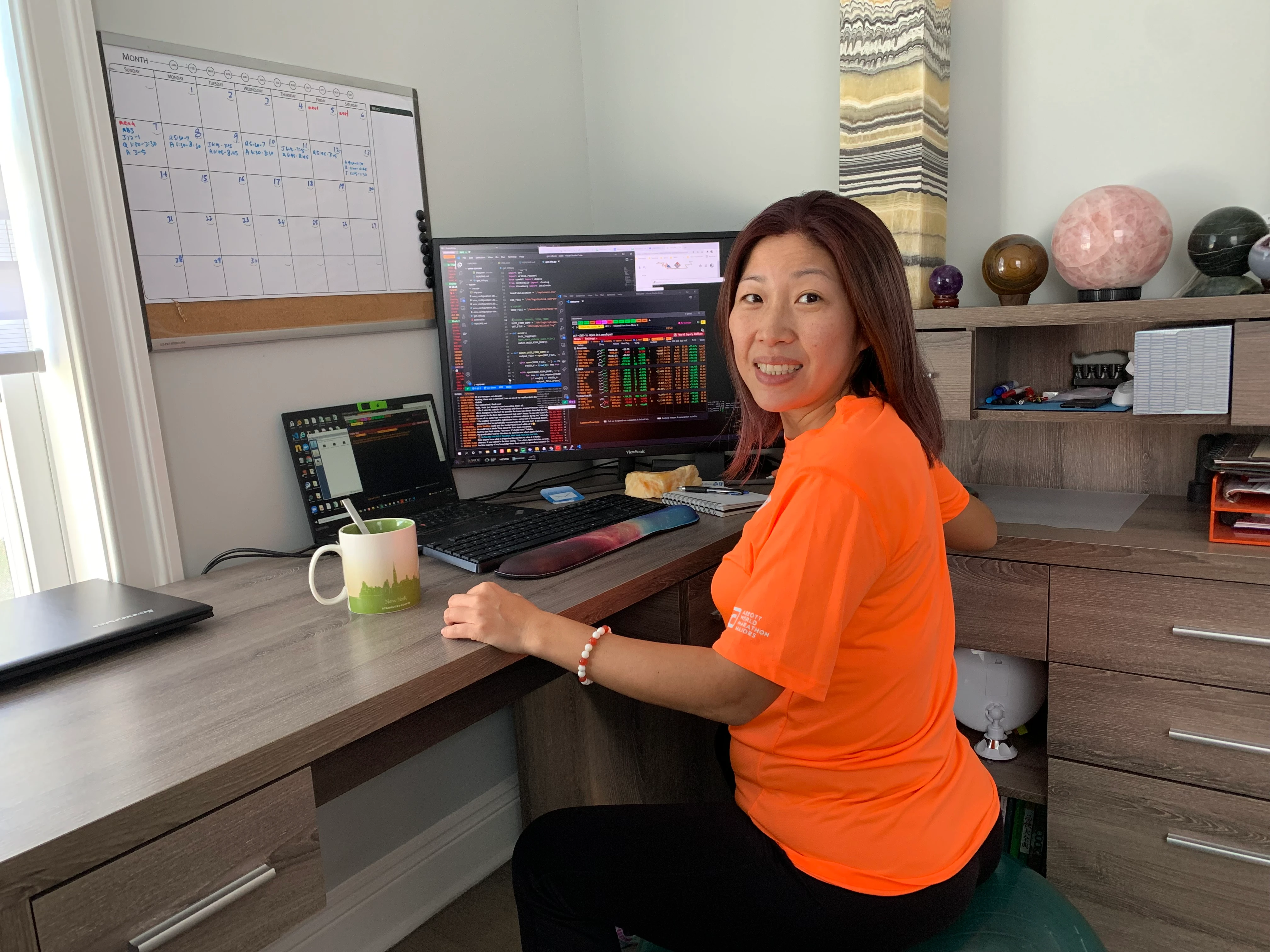 Sylvia Hung manages the Execution Management System (EMSX) Workflows group at Bloomberg.