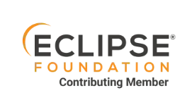 Logo of the Eclipse Foundation, of which Bloomberg is a Contributing Member.