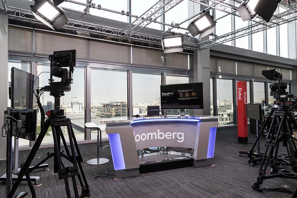 Bloomberg-Dubais-film-studio-for-live-news-coverage-of-financial-markets