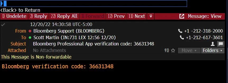 Ib Bloomberg Message Request Example Bloomberg New Hire Tech Setup