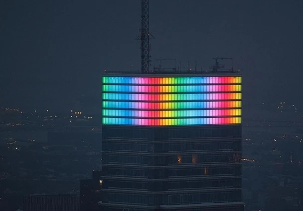 731-Lex-Pride1 This year, Bloomberg’s Global Headquarters in New York lit up to support Pride celebrations June 23-25.