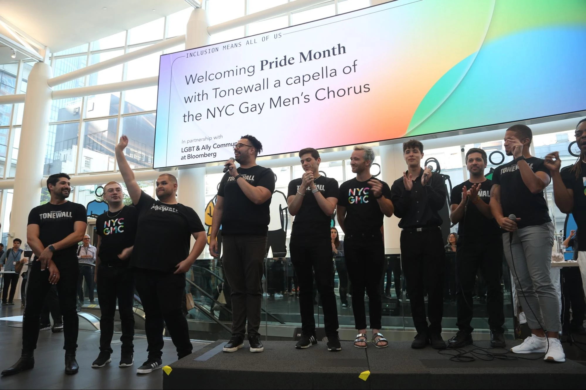 image15 On June 1, BPROUD welcomed “TONEWALL” - the a capella group of the New York Gay Men’s Chorus - to kick off Pride Month this year at 731 Lexington in New York.