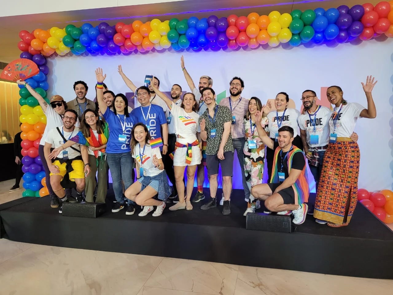 image6 Bloomberg employees in the São Paulo office supported this year’s Pride efforts in June.