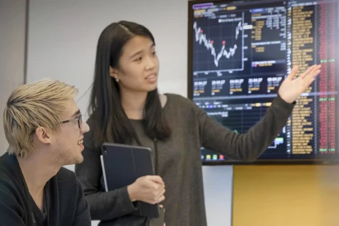 Engineering-CTO-department Engineers work on Bloomberg's Terminal