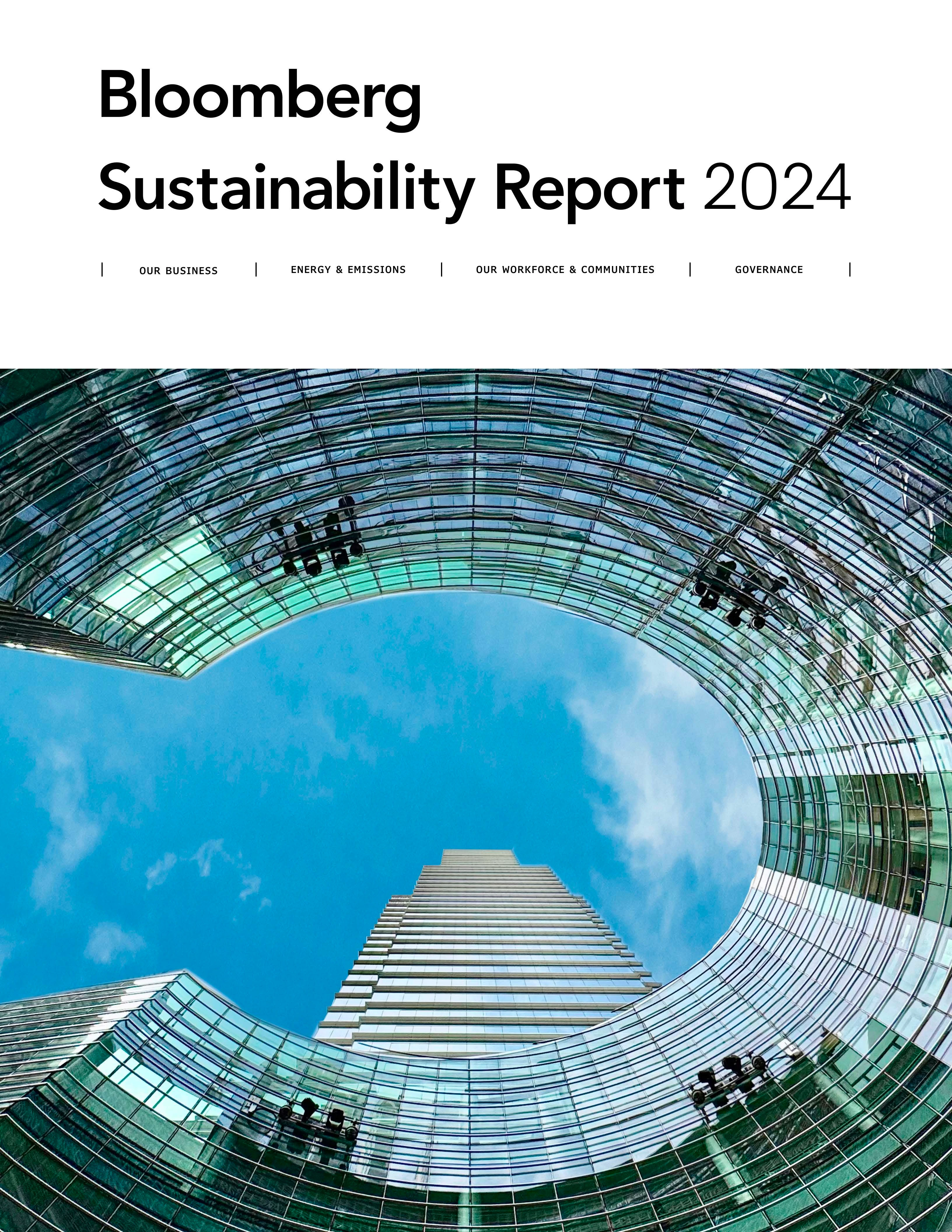 Bloomberg Sustainability Report 2024 Bloomberg Sustainability Report 2024