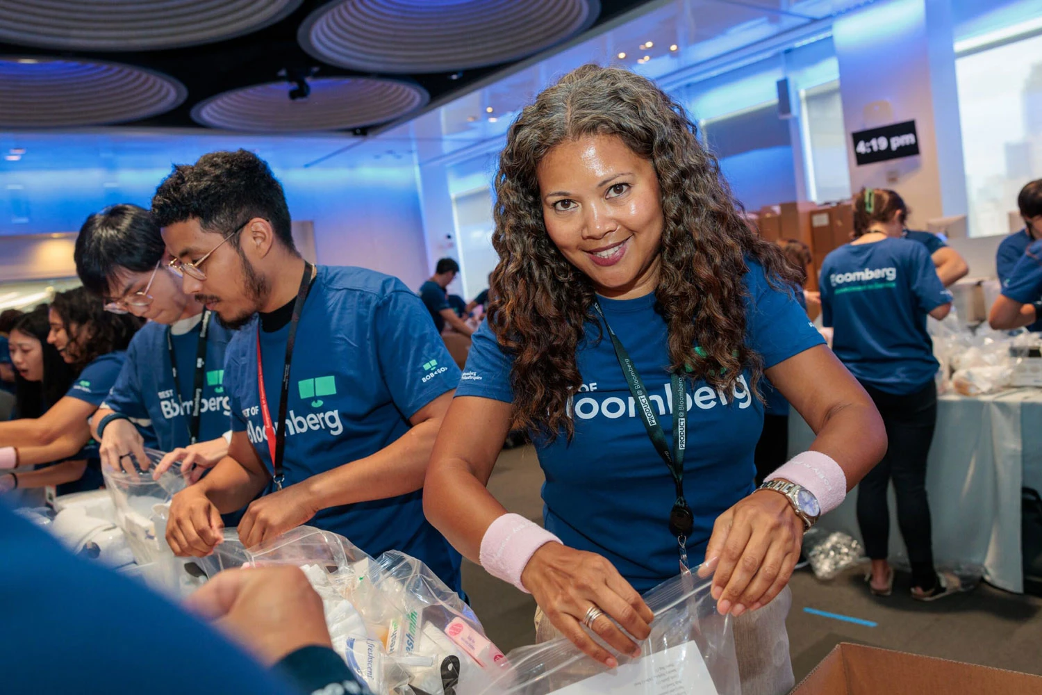 Bloomberg Team Members Volunteering Bloomberg Team Members Volunteering