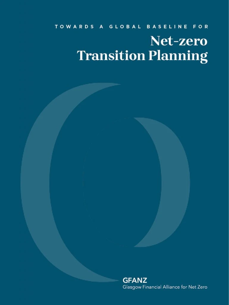 GFANZ Global Baseline Net-zero Transition Planning (June 2022)