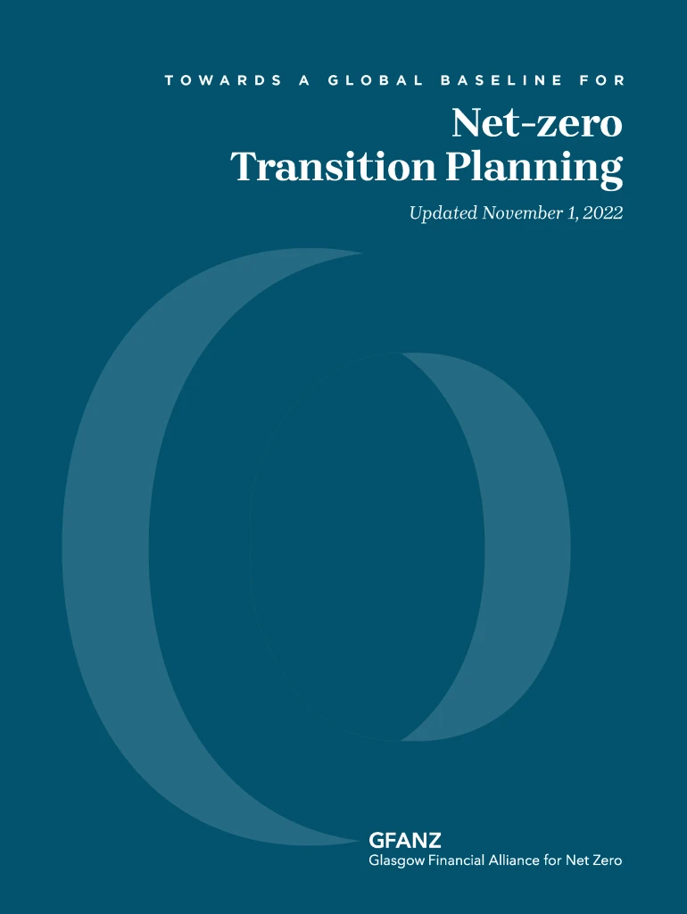 Towards a Global Baseline for Net Zero Transition Planning November 2022