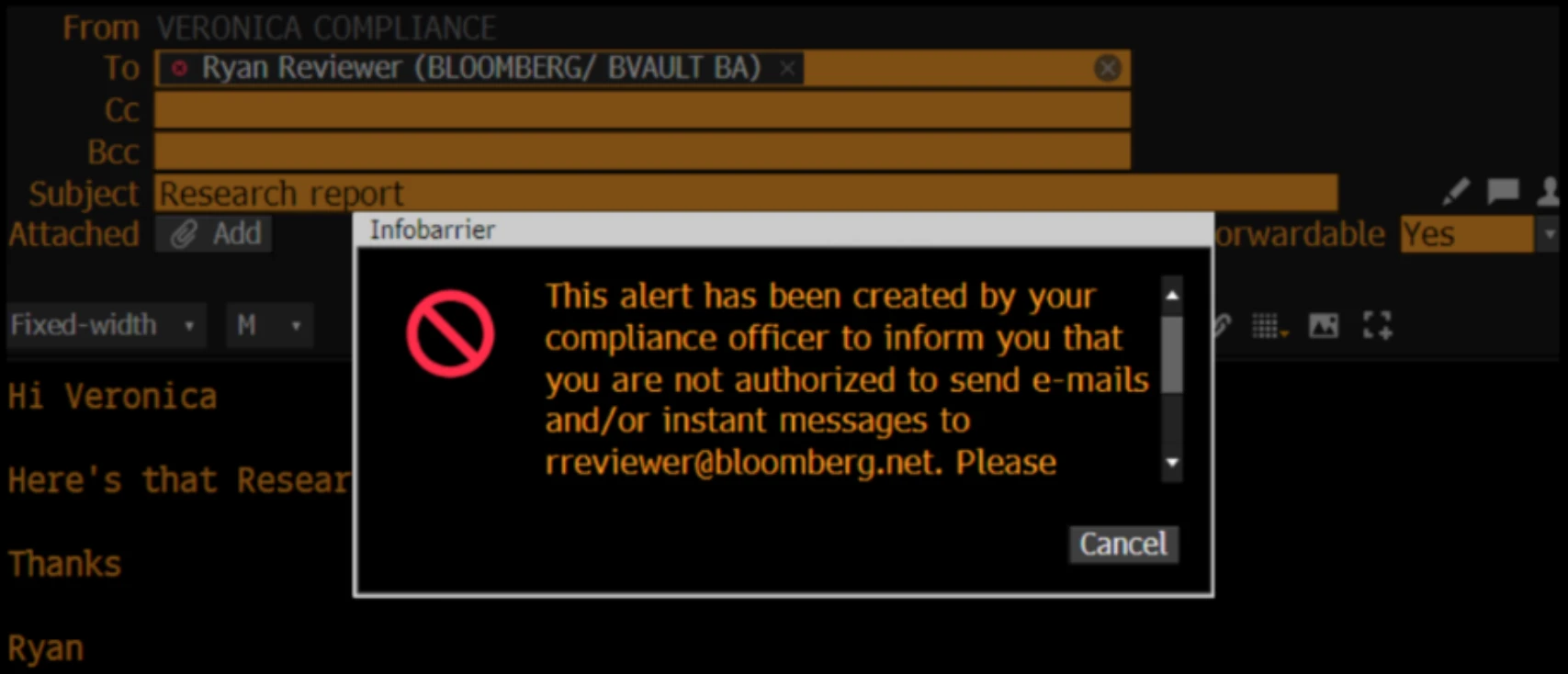 Ib Bloomberg Message Request Example From reactive to ready: Why preventive controls and information ...