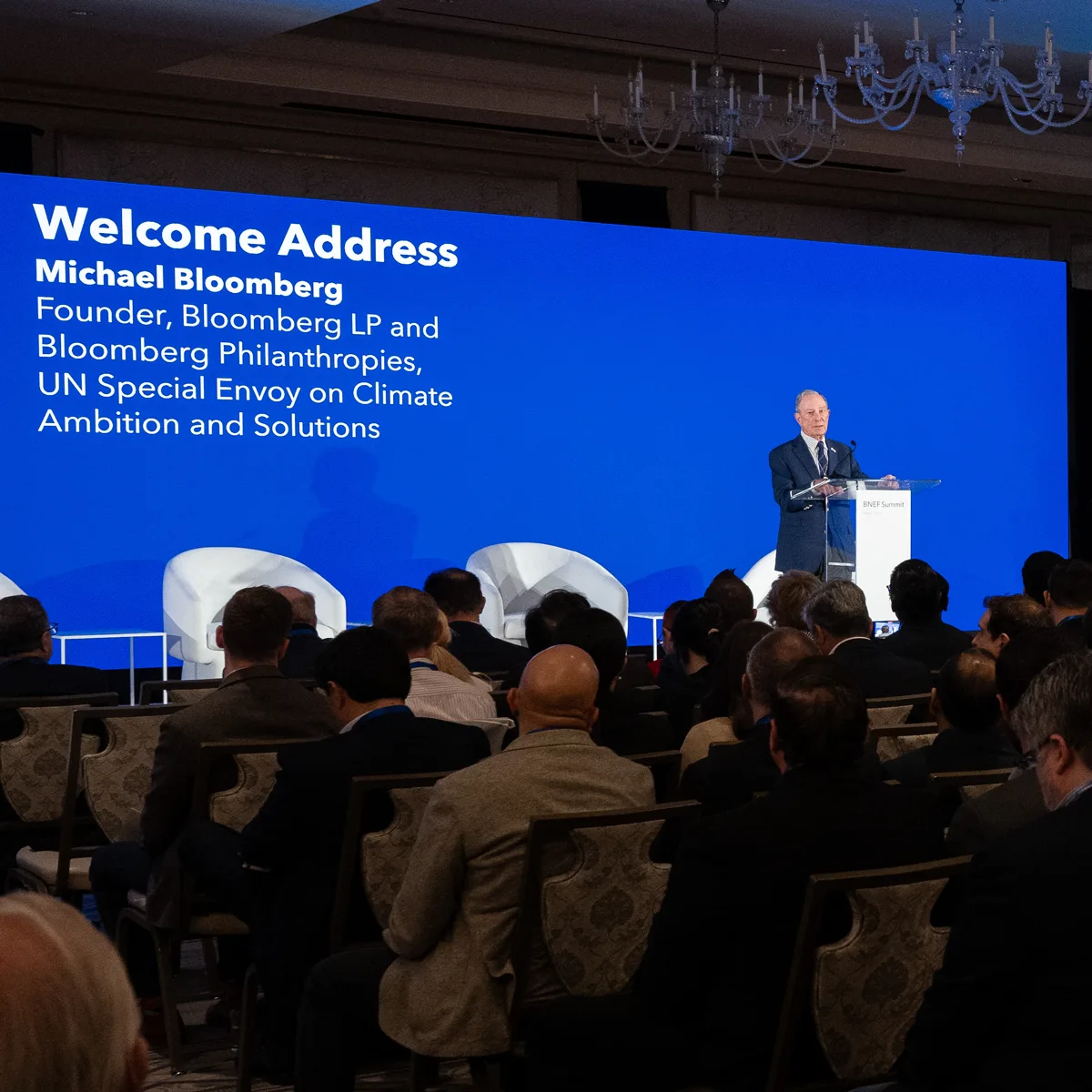 Bloomberg Speaking at the NY BNEF Summit