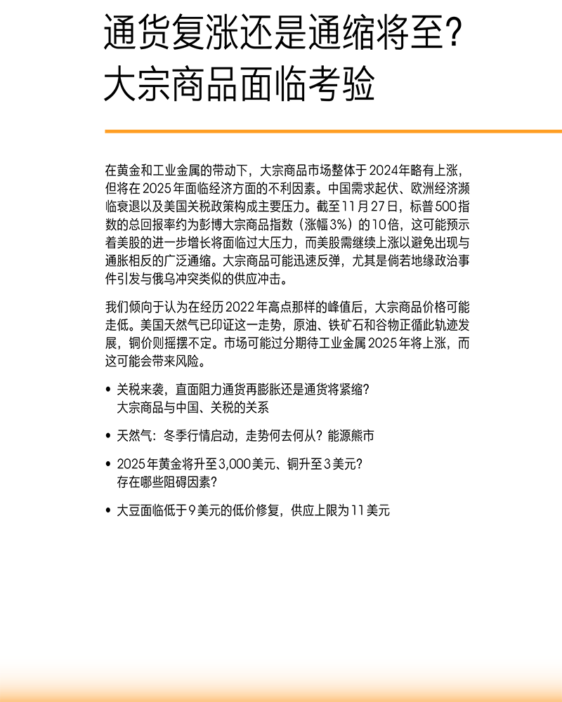 彭博行业研究：大宗商品展望报告（2024年12月版） | 彭博Bloomberg | 中国