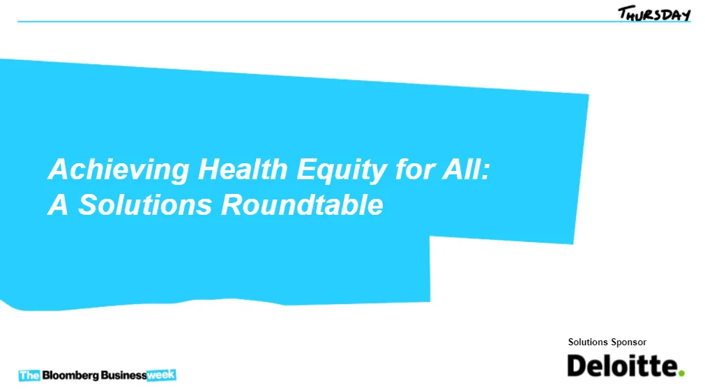 Achieving Health Equity for All