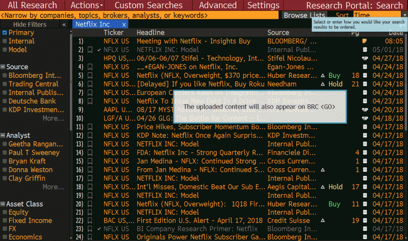 How To Leverage Bloomberg For Internal Research Management | Insights ...