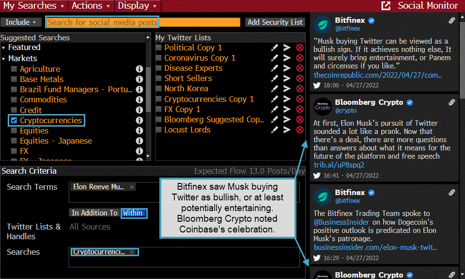 Check Suggested Searches Including Cryptocurrencies on SOCI