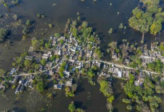 Flood Water Surrounds Buildings Flood water surrounds buildings and land in India. Photographer: Prashanth Vishwanathan/Bloomberg