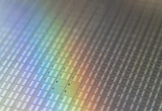 Surface Detail Of A Semiconductor Wafer Close-up of a semiconductor wafer. Photographer: Hollie Adams/Bloomberg