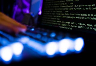 code on computer screen