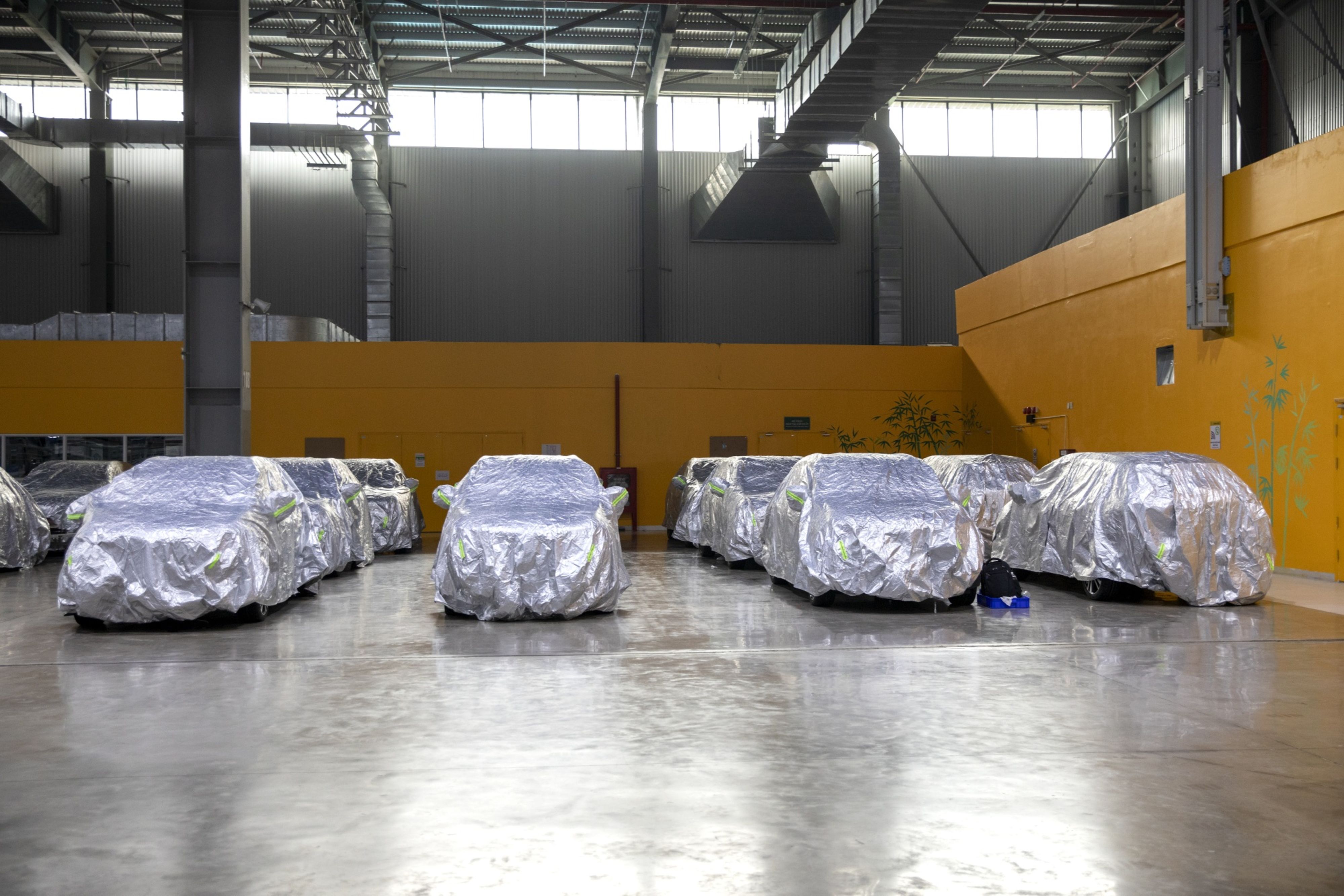 EVs under wraps