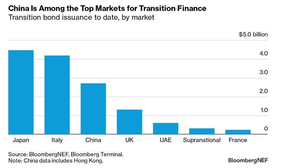 Transition bond issuance