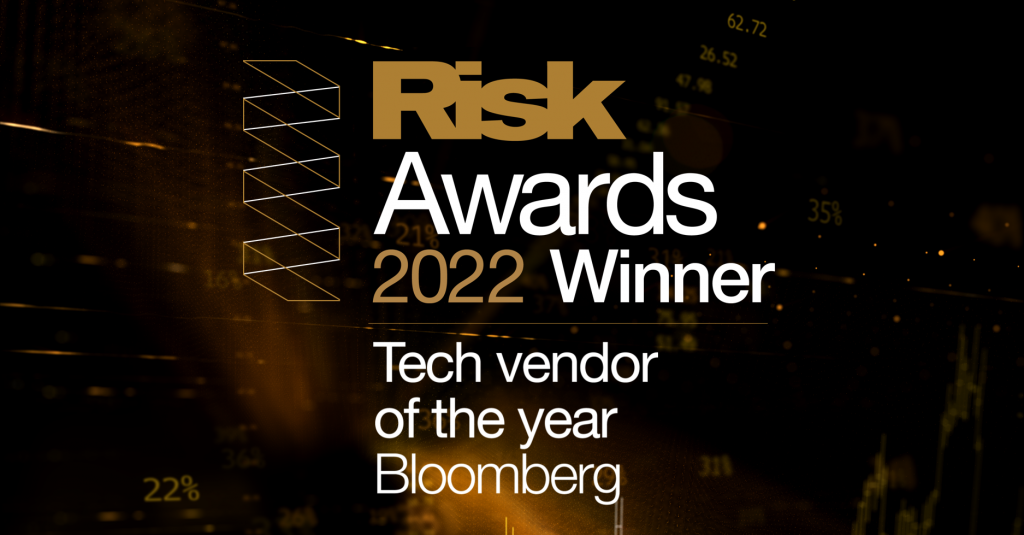 Bloomberg es nombrado Proveedor Tecnológico del Año en los Risk Awards